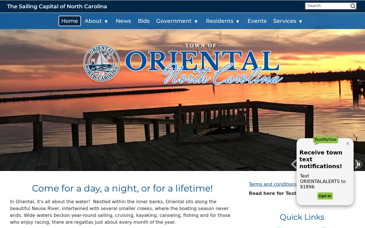 Oriental criminal records official waterfront town website